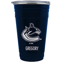 Vancouver Canucks Team Logo 22oz. Personalized Tailgater Travel Tumbler