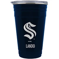 Seattle Kraken Team Logo 22oz. Personalized Tailgater Travel Tumbler