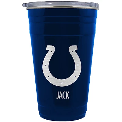Indianapolis Colts Team Logo 22oz. Personalized Tailgater Travel Tumbler