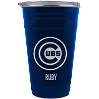 Chicago Cubs Team Logo 22oz. Personalized Tailgater Travel Tumbler