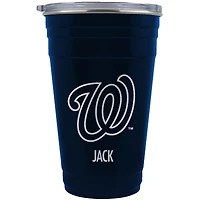 Washington Nationals Team Logo 22oz. Personalized Tailgater Travel Tumbler