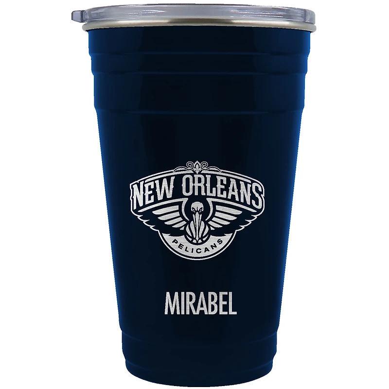New Orleans Pelicans Team Logo 22oz. Personalized Tailgater Travel Tumbler