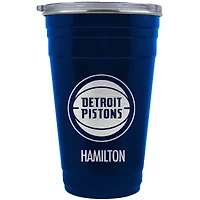 Detroit Pistons Team Logo 22oz. Personalized Tailgater Travel Tumbler