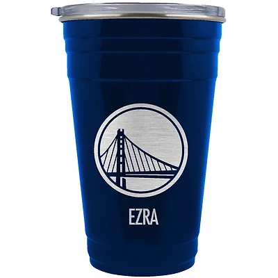 Golden State Warriors Team Logo 22oz. Personalized Tailgater Travel Tumbler