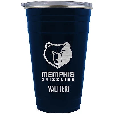 Memphis Grizzlies Team Logo 22oz. Personalized Tailgater Travel Tumbler