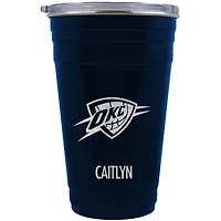 Oklahoma City Thunder Team Logo 22oz. Personalized Tailgater Travel Tumbler