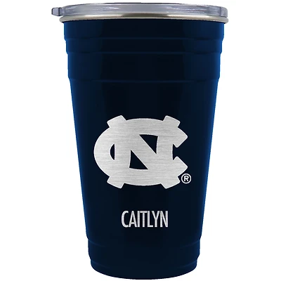 North Carolina Tar Heels Team Logo 22oz. Personalized Tailgater Travel Tumbler