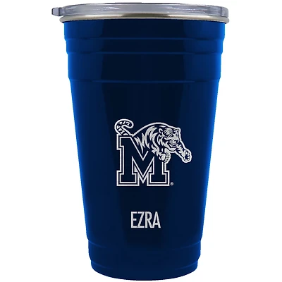 Memphis Tigers Team Logo 22oz. Personalized Tailgater Travel Tumbler
