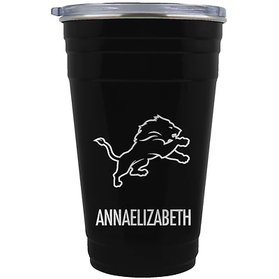 Detroit Lions Team Logo 22oz. Personalized Tailgater Travel Tumbler
