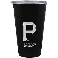 Pittsburgh Pirates Team Logo 22oz. Personalized Tailgater Travel Tumbler