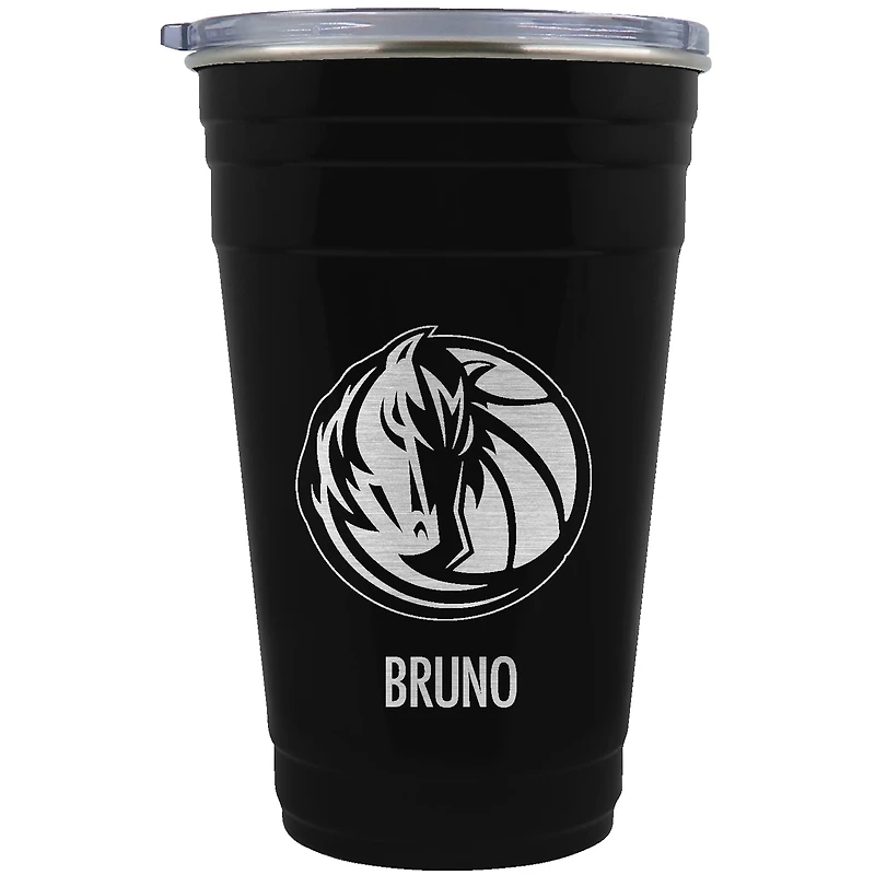 Dallas Mavericks Team Logo 22oz. Personalized Tailgater Travel Tumbler