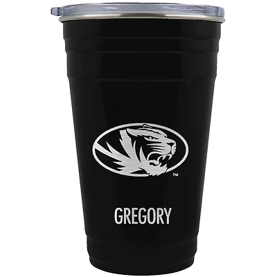 Missouri Tigers Team Logo 22oz. Personalized Tailgater Travel Tumbler