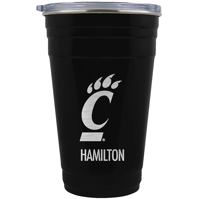 Cincinnati Bearcats Team Logo 22oz. Personalized Tailgater Travel Tumbler