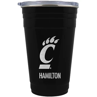 Cincinnati Bearcats Team Logo 22oz. Personalized Tailgater Travel Tumbler
