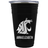 Washington State Cougars Team Logo 22oz. Personalized Tailgater Travel Tumbler