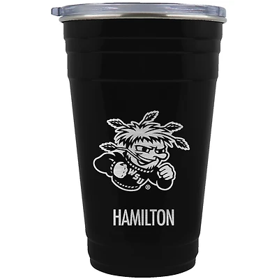 Wichita State Shockers Team Logo 22oz. Personalized Tailgater Travel Tumbler