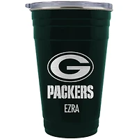 Green Bay Packers Team Logo 22oz. Personalized Tailgater Travel Tumbler