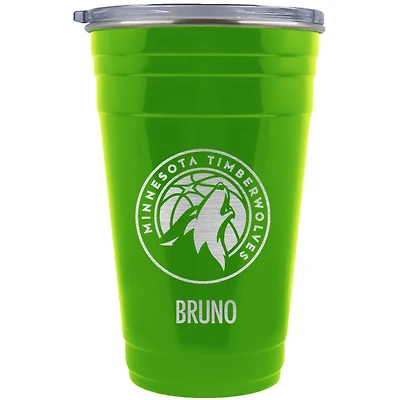 Minnesota Timberwolves Team Logo 22oz. Personalized Tailgater Travel Tumbler