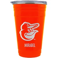 Baltimore Orioles Team Logo 22oz. Personalized Tailgater Travel Tumbler