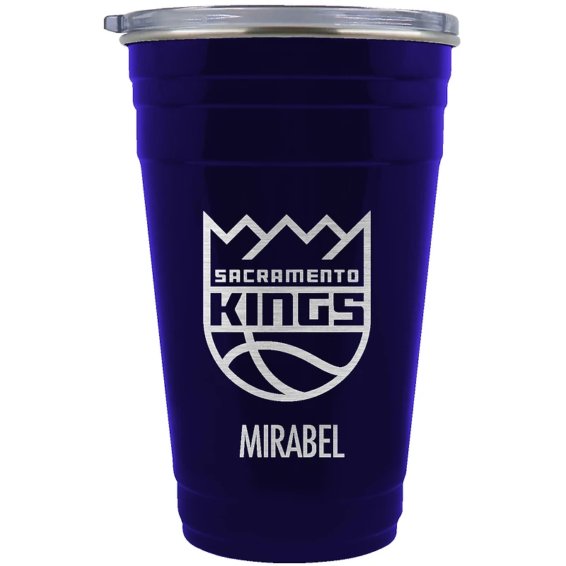 Sacramento Kings Team Logo 22oz. Personalized Tailgater Travel Tumbler