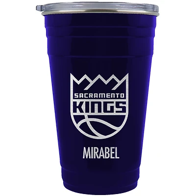 Sacramento Kings Team Logo 22oz. Personalized Tailgater Travel Tumbler