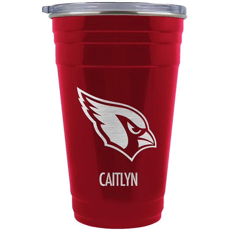 Arizona Cardinals Team Logo 22oz. Personalized Tailgater Travel Tumbler