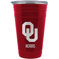 Oklahoma Sooners Team Logo 22oz. Personalized Tailgater Travel Tumbler