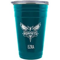 Charlotte Hornets Team Logo 22oz. Personalized Tailgater Travel Tumbler