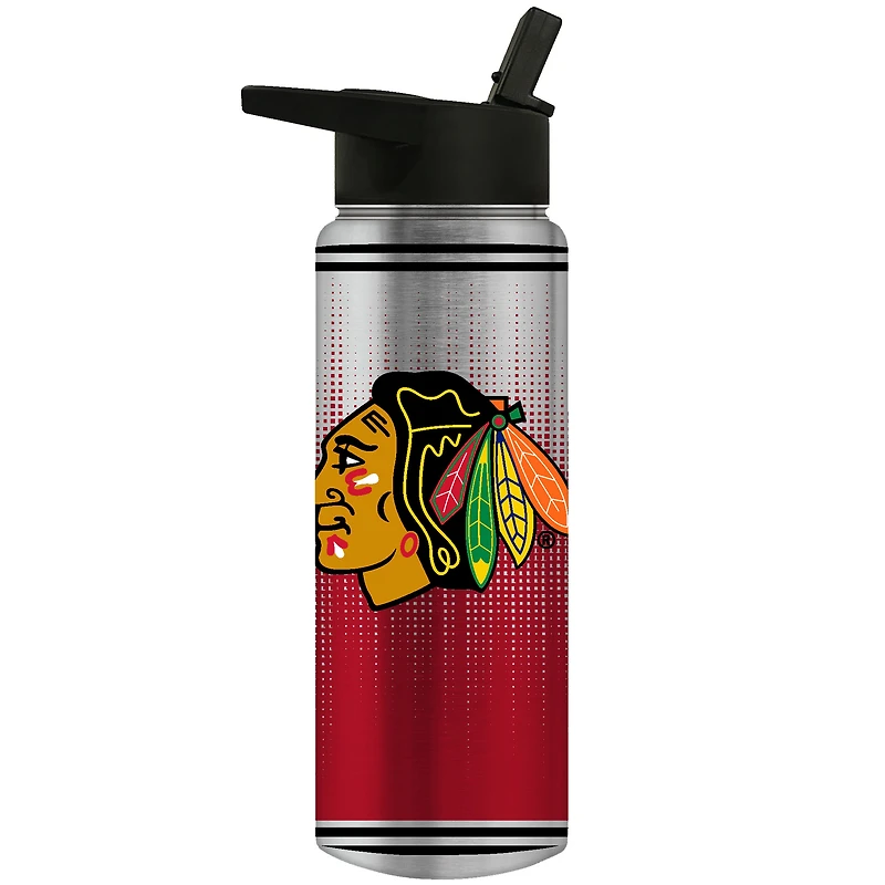 Chicago Blackhawks Team Logo 24oz. Personalized Jr. Thirst Water Bottle