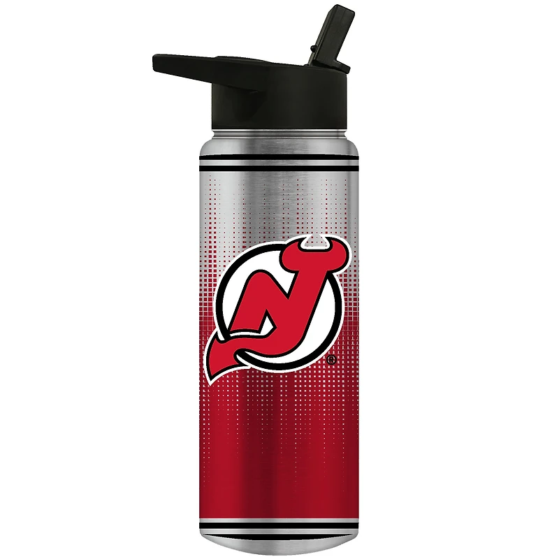 New Jersey Devils Team Logo 24oz. Personalized Jr. Thirst Water Bottle
