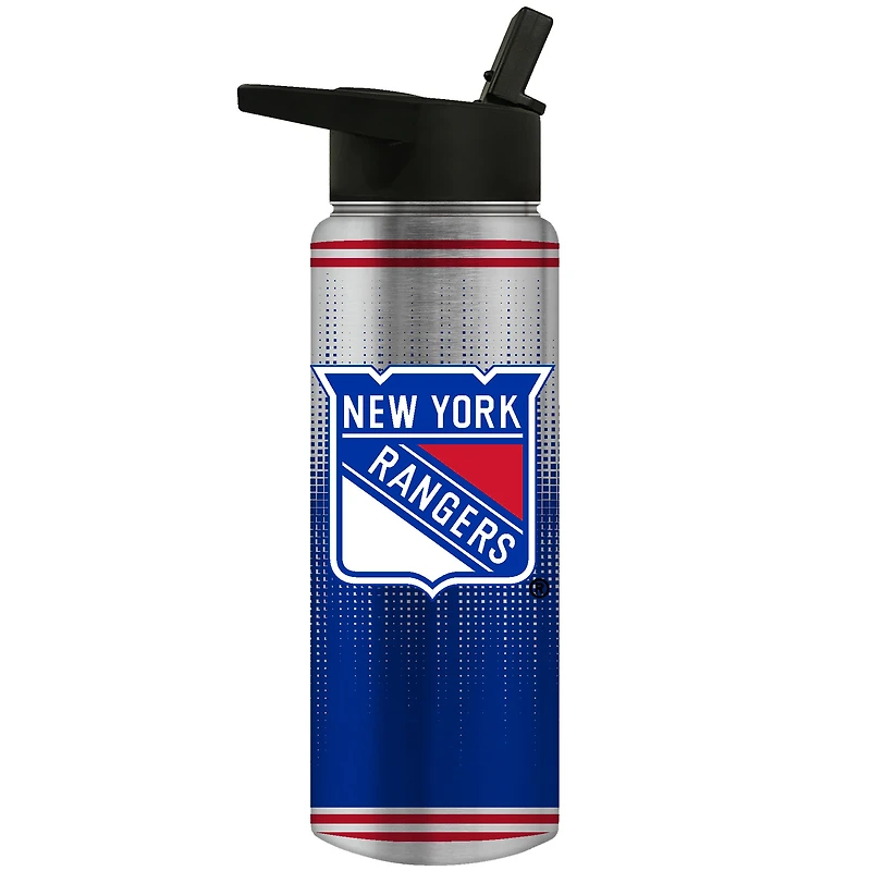 New York Rangers Team Logo 24oz. Personalized Jr. Thirst Water Bottle
