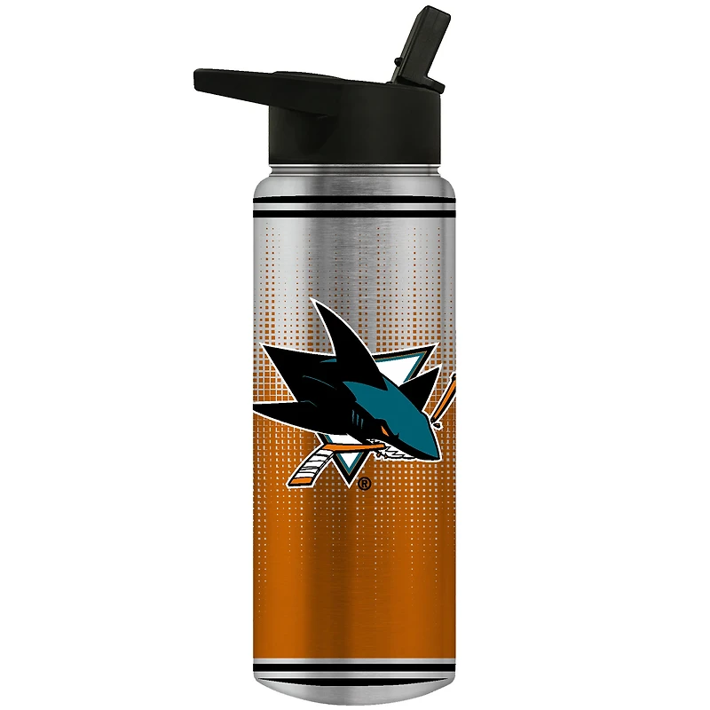 San Jose Sharks Team Logo 24oz. Personalized Jr. Thirst Water Bottle