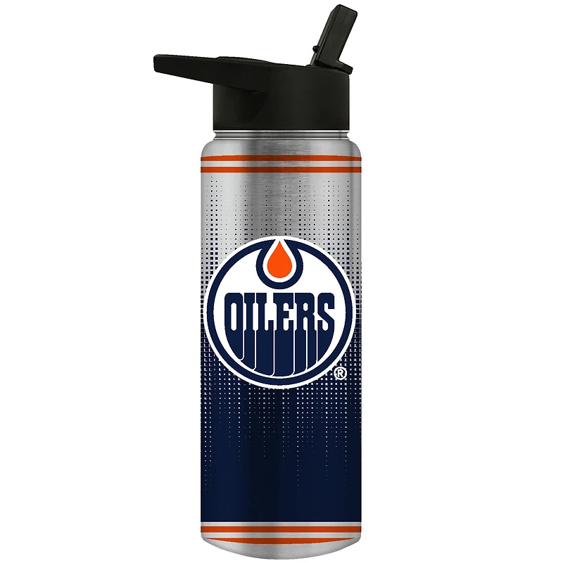 Edmonton Oilers Team Logo 24oz. Personalized Jr. Thirst Water Bottle