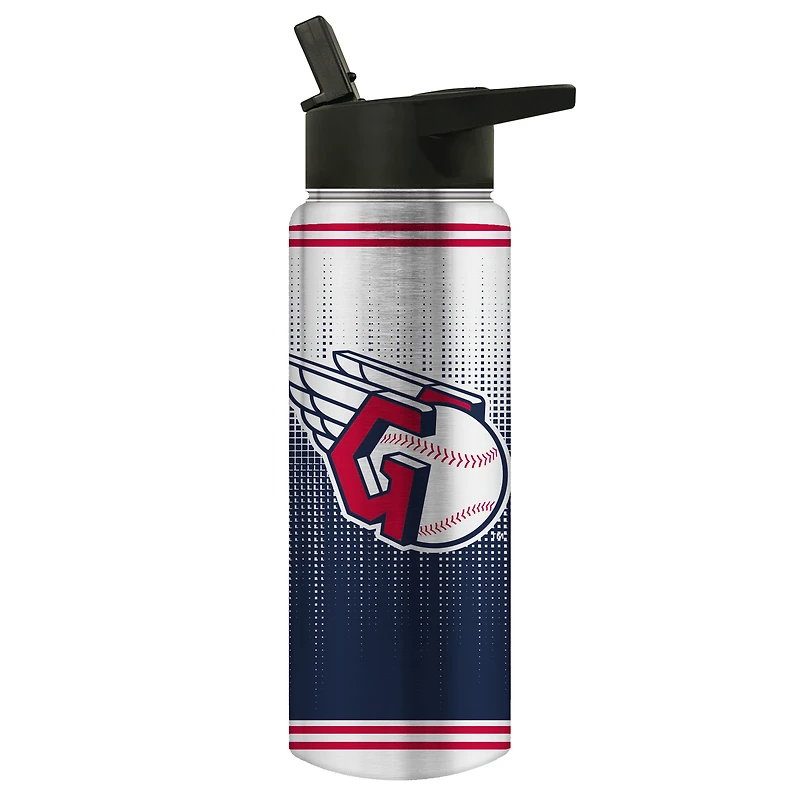 Cleveland Guardians Team Logo 24oz. Personalized Jr. Thirst Water Bottle