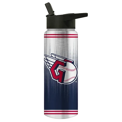 Cleveland Guardians Team Logo 24oz. Personalized Jr. Thirst Water Bottle