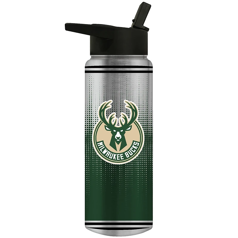 Milwaukee Bucks Team Logo 24oz. Personalized Jr. Thirst Water Bottle