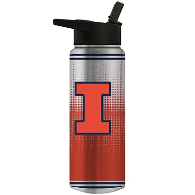 Illinois Fighting Illini Team Logo 24oz. Personalized Jr. Thirst Water Bottle