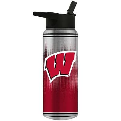 Wisconsin Badgers Team Logo 24oz. Personalized Jr. Thirst Water Bottle