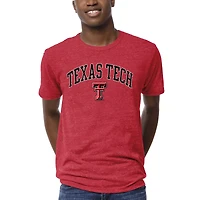 Men's League Collegiate Wear Heather Red Texas Tech Red Raiders 1965 Victory Falls T-Shirt