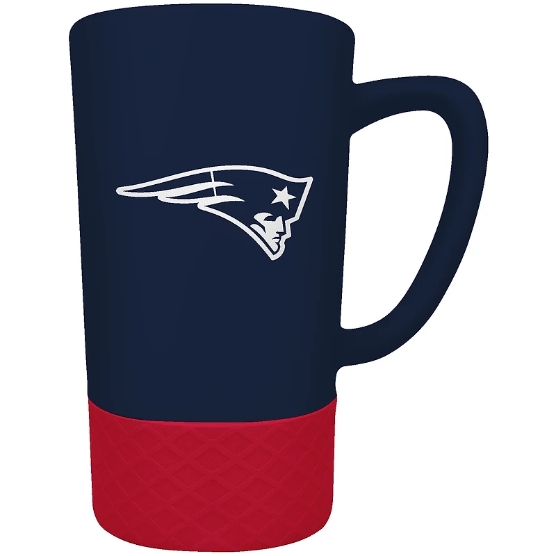 New England Patriots Team Logo 16oz. Laser Etched Jump Mug