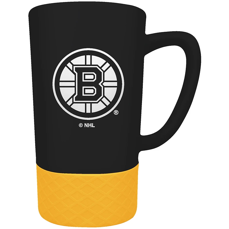 Boston Bruins Team Logo 16oz. Laser Etched Jump Mug
