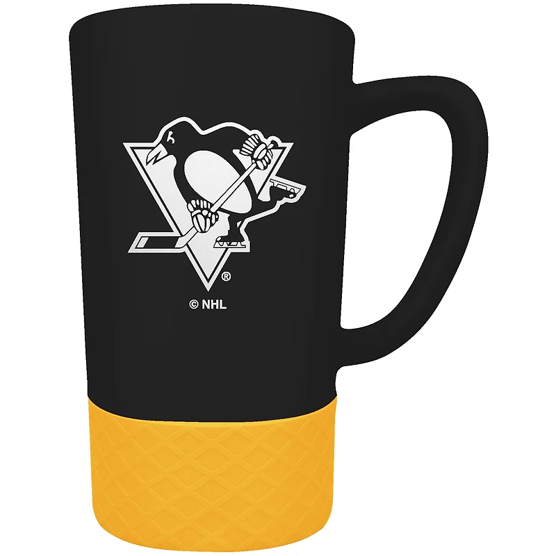 Pittsburgh Penguins Team Logo 16oz. Laser Etched Jump Mug