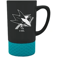 San Jose Sharks Team Logo 16oz. Laser Etched Jump Mug