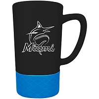 Miami Marlins Team Logo 16oz. Laser Etched Jump Mug