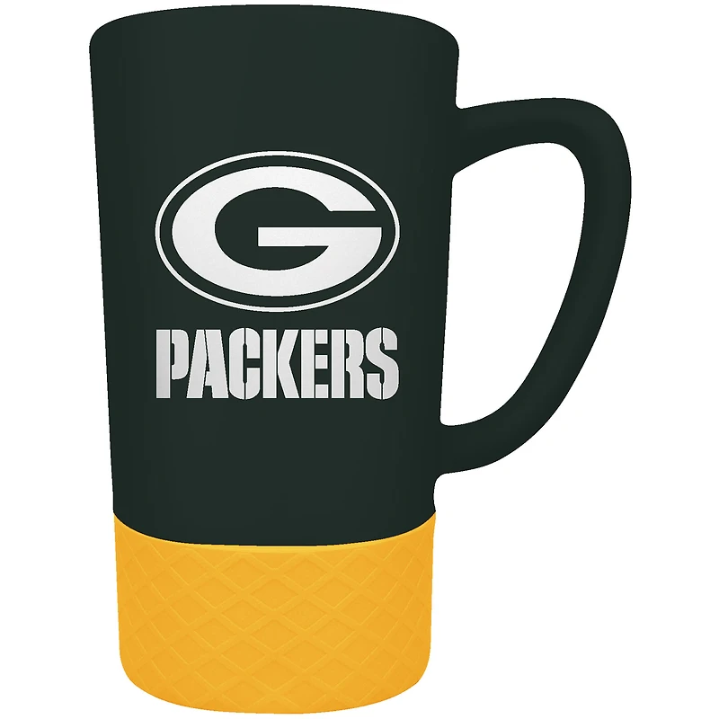 Green Bay Packers Team Logo 16oz. Laser Etched Jump Mug