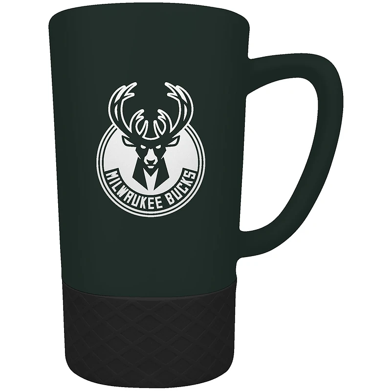 Milwaukee Bucks Team Logo 16oz. Laser Etched Jump Mug