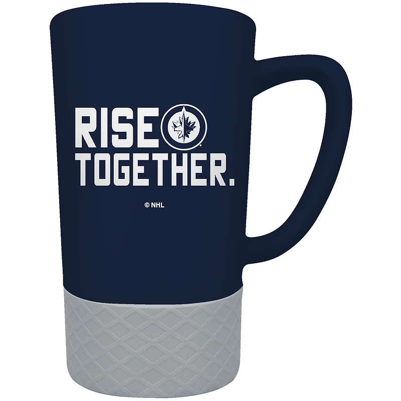 Winnipeg Jets Team Logo 16oz. Rally Cry Jump Mug