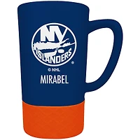 New York Islanders Team Logo 16oz. Personalized Laser Etched Jump Mug