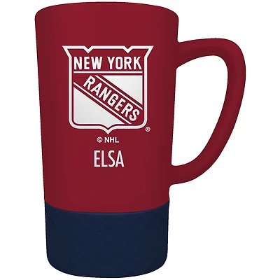 New York Rangers Team Logo 16oz. Personalized Laser Etched Jump Mug