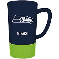 Seattle Seahawks Team Logo 16oz. Personalized Laser Etched Jump Mug